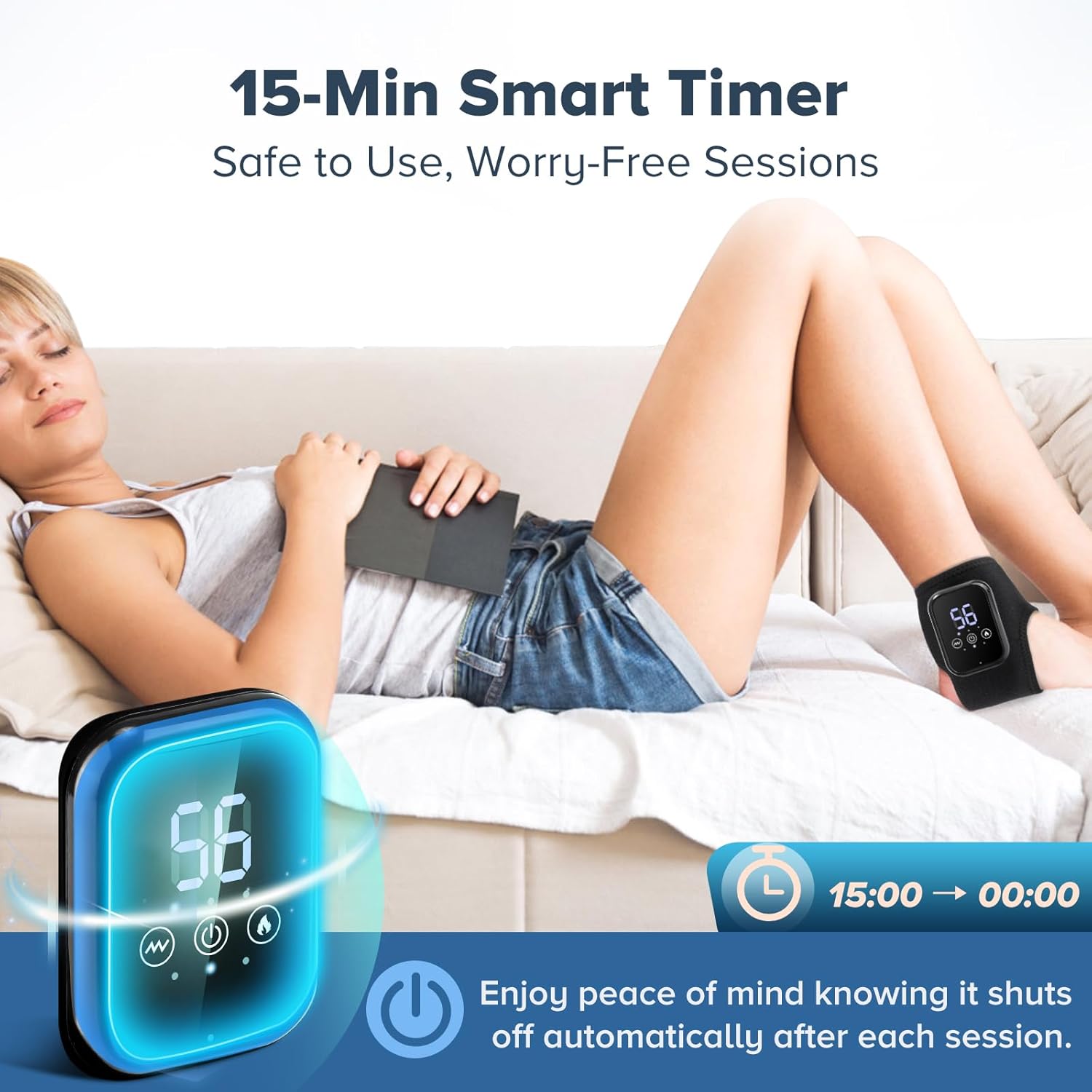Solevia Triple-Technology Massager with Heating Pads